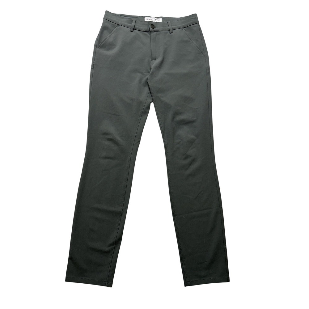Shaping New Tomorrow Pants Mens 30x31 Gray Slim Fit Stretch‎ Chino Office Work